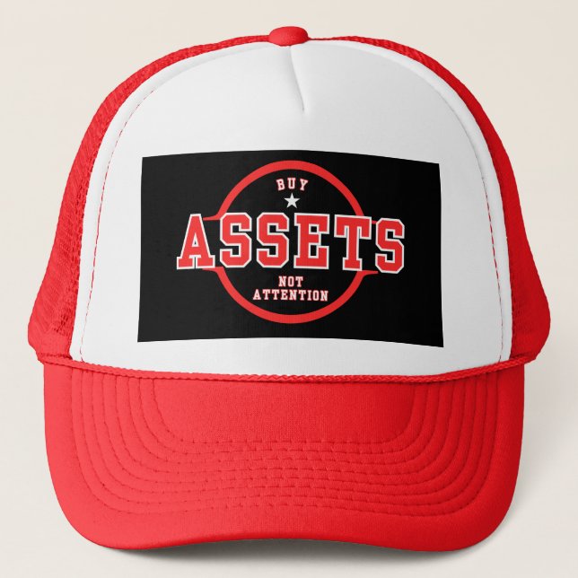 Casquette Acheter Actifs Pas Attention™ Mindset sur Display™ (Devant)