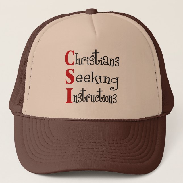 Casquette Acronyme chrétien CSI (Devant)