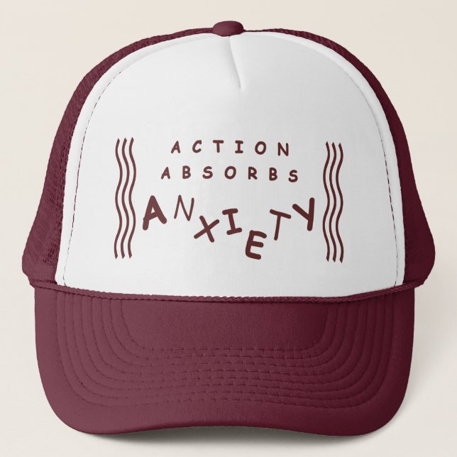 Casquette Action Absorbe L'Anxiété (Devant)