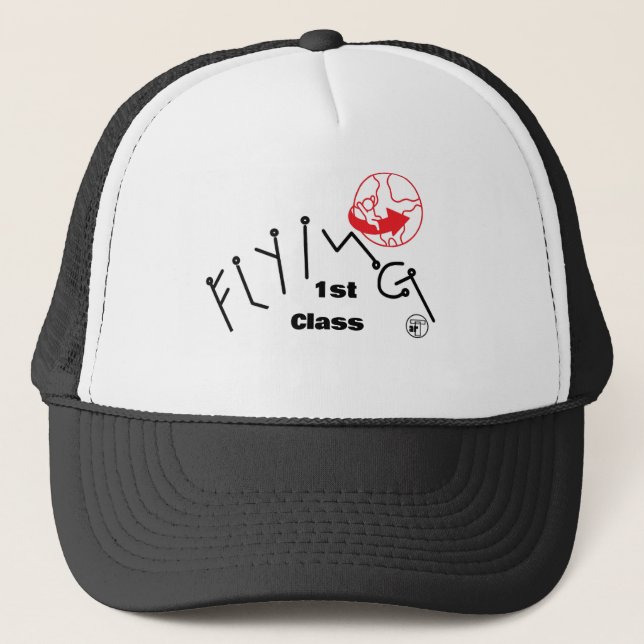 Casquette Actions par Elfabetz - Vol 1ère classe (Devant)