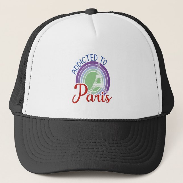 Casquette Addicé à Paris, Tour Eiffel France (Devant)