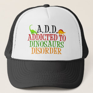 Casquette Addicé au trouble des dinosaures
