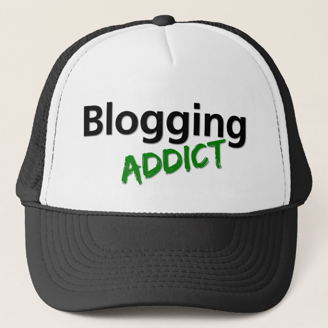 Casquette Addict aux blogs (Devant)