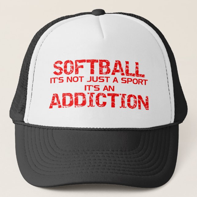 Casquette Addiction au softball (Devant)
