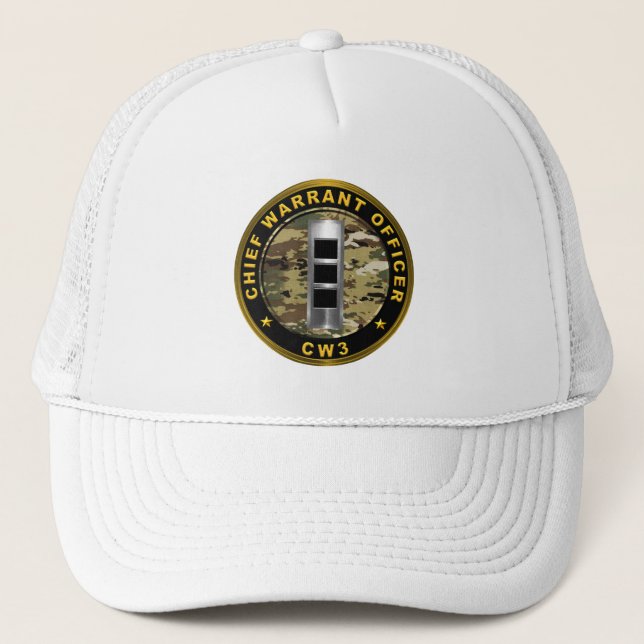 Casquette Adjudant-chef de troisième classe CW3 (Devant)