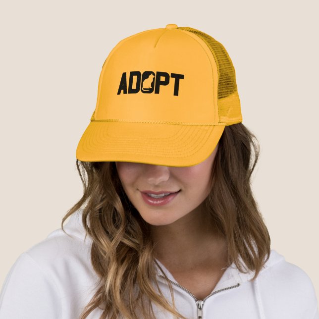 Casquette Adopter les animaux (En situation)