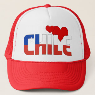 Casquette adorable Chili Coeurs Drapeau Patriotique