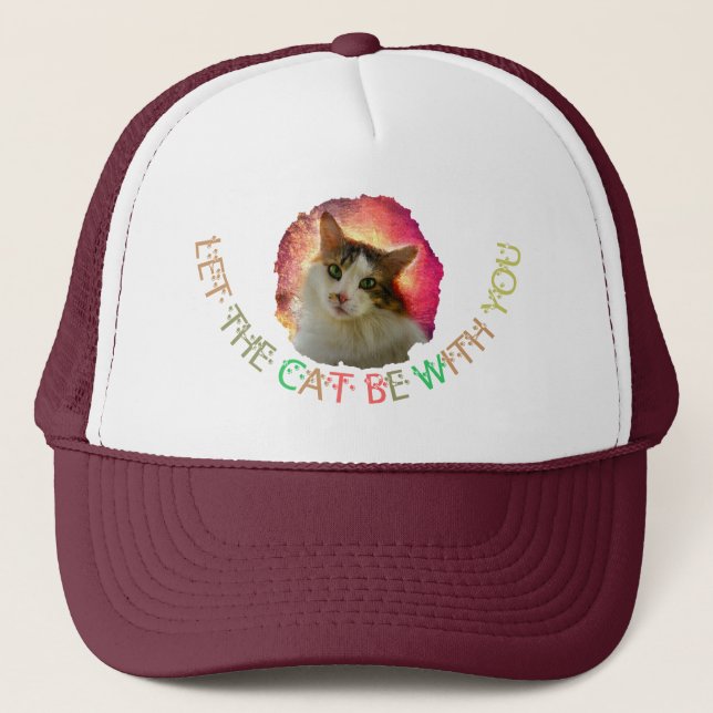 Casquette Adorable Cute Calico Chat (Devant)