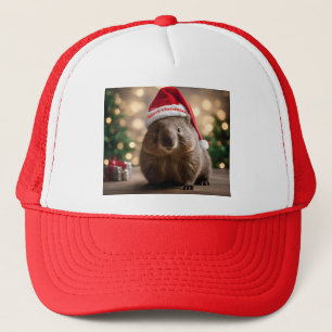 Casquette adorable Noël Wombat,