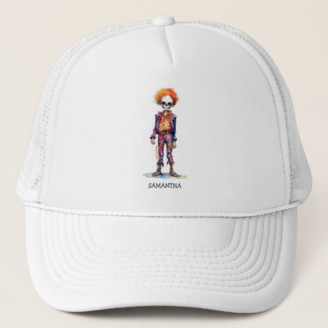 Casquette Adorable Pastel Zombie - Jolie Halloween (Devant)