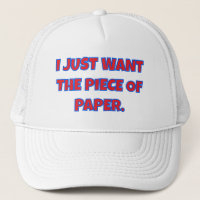ADULTE EDUCATION TRUCKER CHAPEAU "Je veux juste un
