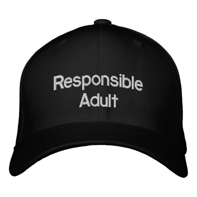 Casquette adulte responsable (Devant)