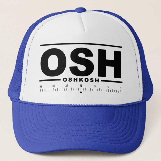 Casquette Aéroport régional Wittman OSH (Devant)