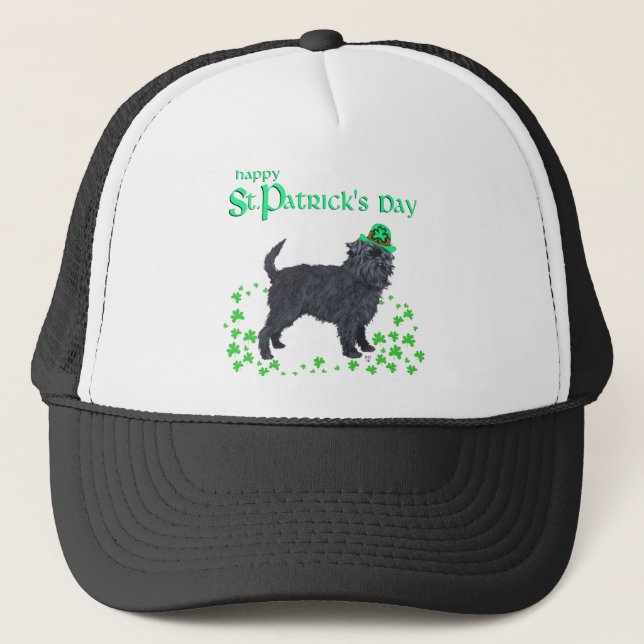 Casquette Affenpinscher Saint-Patrick (Devant)