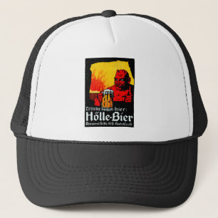 Casquette Affiche de bière de 1905 Allemands