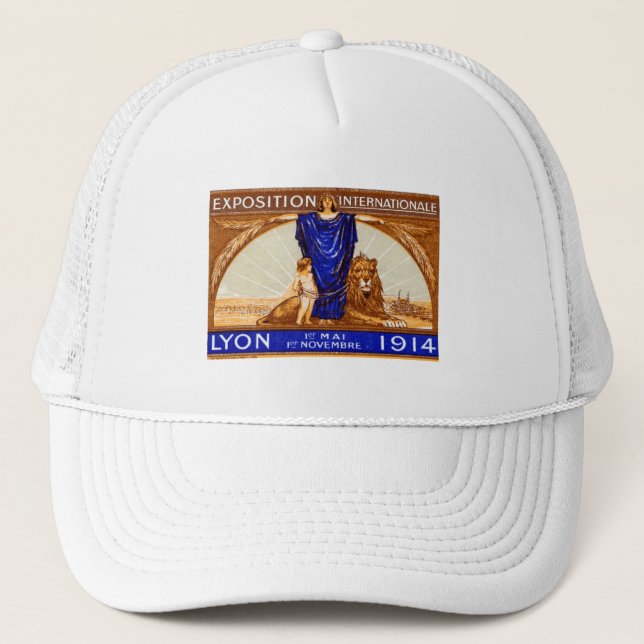 Casquette Affiche de l'Exposition Internationale de Lyon 191 (Devant)
