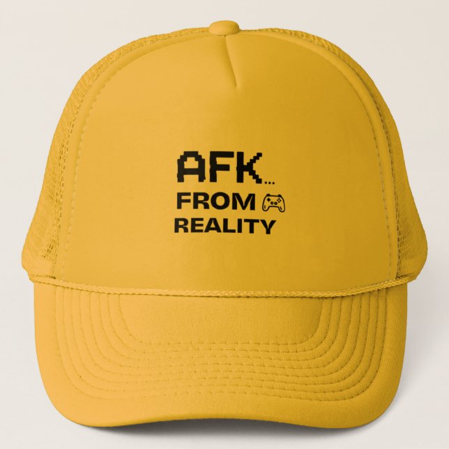 Casquette AFK vraiment cool et drôle (Devant)