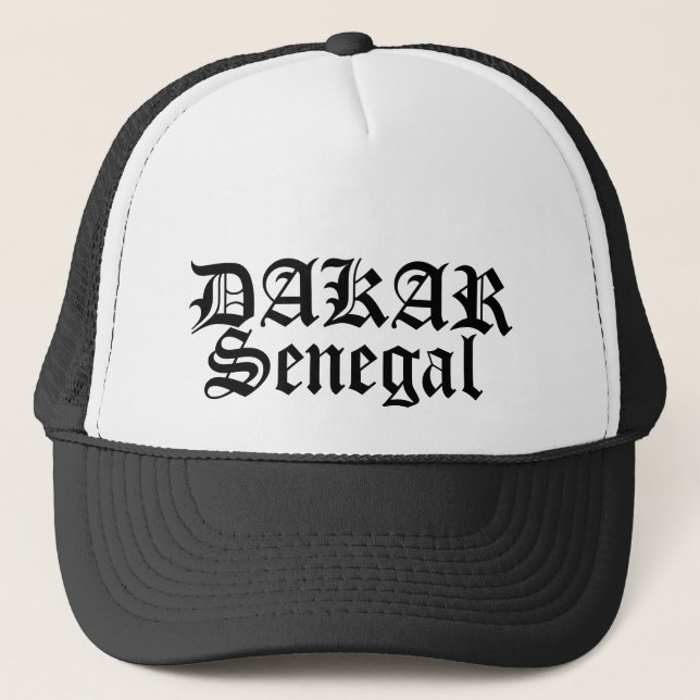 Casquette Africankoko DAKAR fait sur commande, Sénégal (Devant)