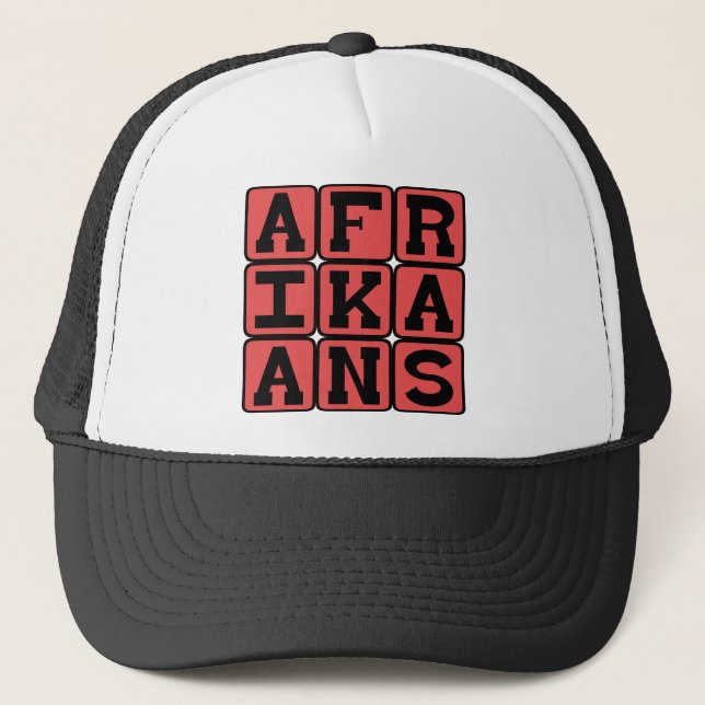 Casquette Afrikaans, langue d'Afrique du Sud (Devant)