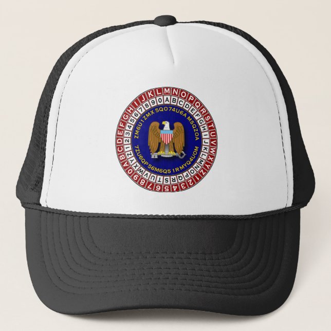 Casquette Agence de sécurité d'armée - disque codeur 1 (Devant)