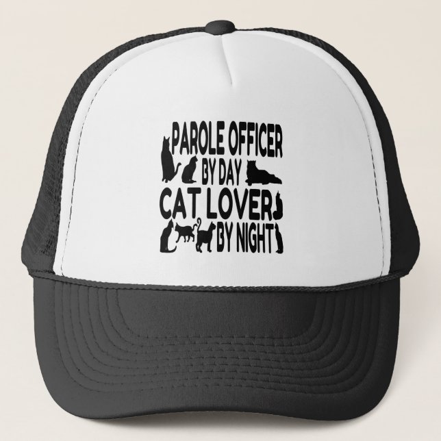 Casquette Agent Amoureux des chats de libération conditionne (Devant)