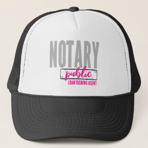 Casquette Agent de signature de prêt public notaire Customis