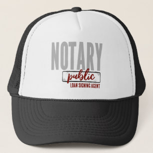 Casquette Agent de signature de prêt public notaire Customis