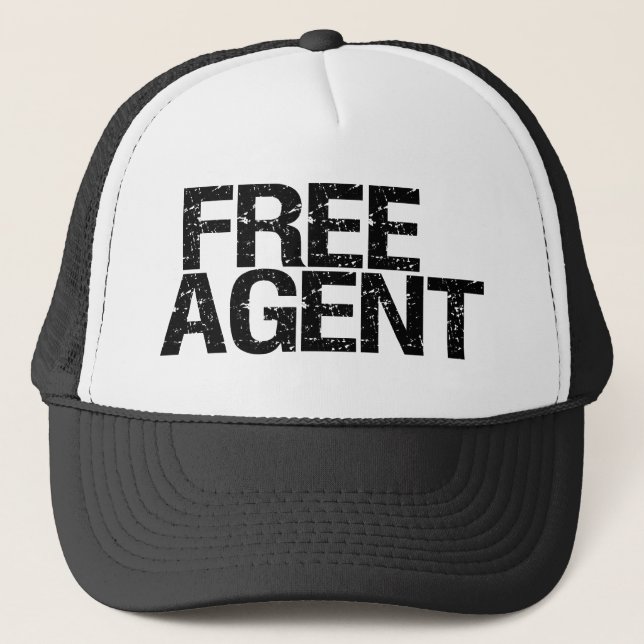 Casquette Agent libre (simple) (Devant)