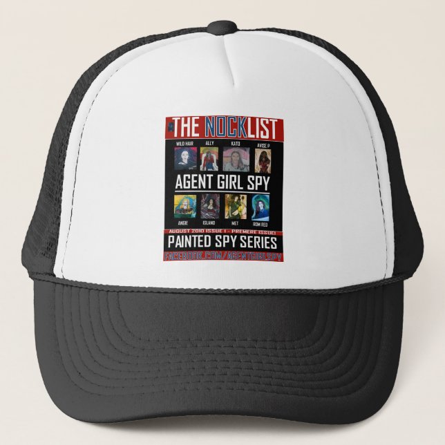 CASQUETTE AGENTE FILLE ESPIONNE (Devant)