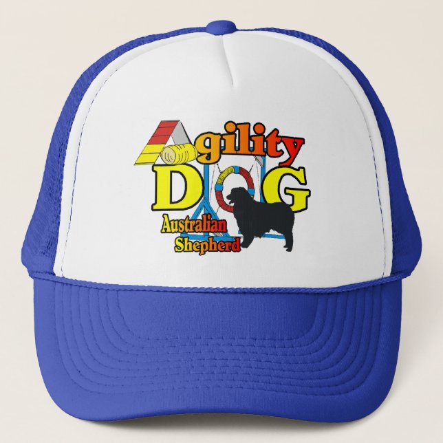 Casquette Agilité Cadeaux de berger australiens (Devant)
