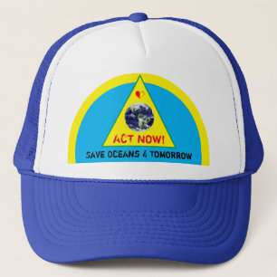 Casquette AGIR MAINTENANT & Sauver Océans 4 Demain - Climat 