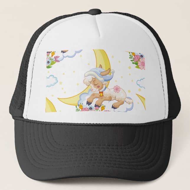 Casquette Agneau endormi (Devant)