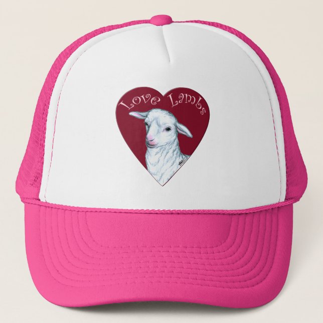 Casquette Agneaux d'amour (Devant)