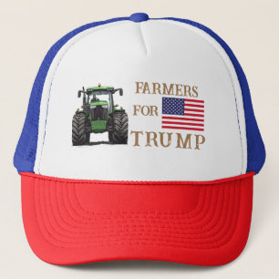 Casquette Agriculteurs pour Trump 2024 Trucker