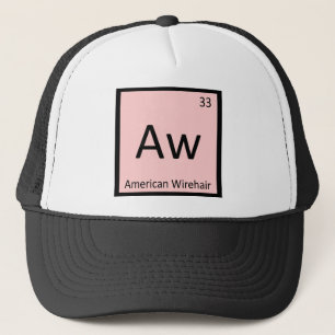 Casquette Ah - Chat américain à poil dur Élément chimique