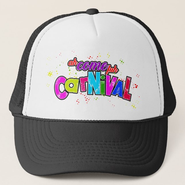 Casquette Ah Come fuh Carnival (Devant)