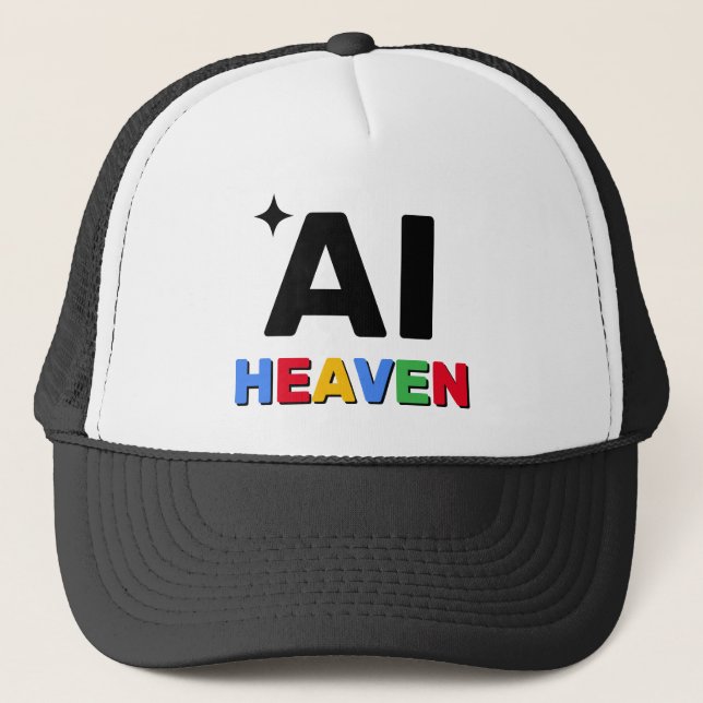 Casquette AI Heaven™ Trucker Hat (Devant)