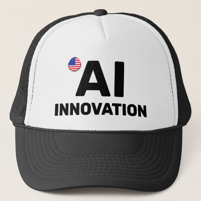 Casquette AI Innovation™ Trucker Hat (Customize It!) (Devant)