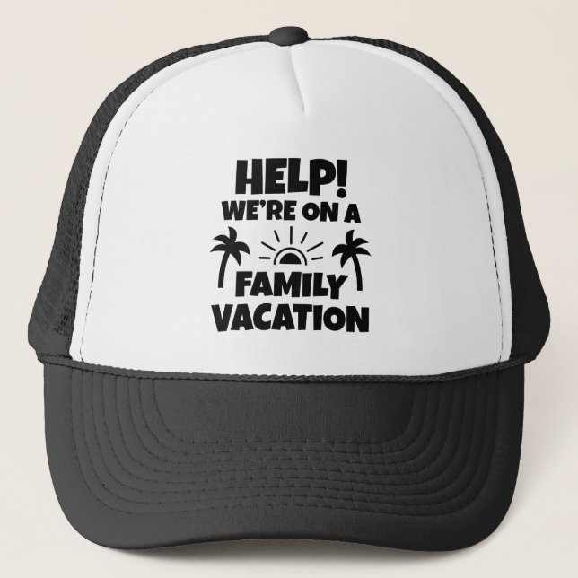 Casquette Aide Vacances familiales (Devant)