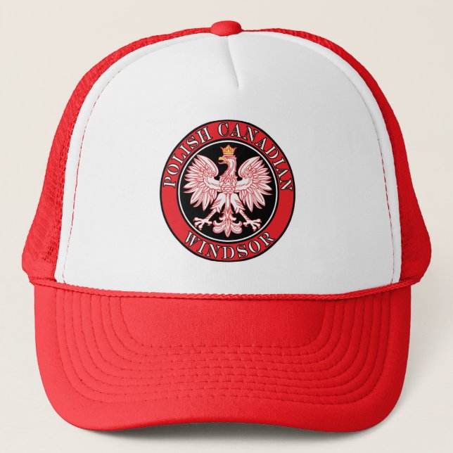 Casquette Aigle canadienne polonaise de Windsor (Devant)