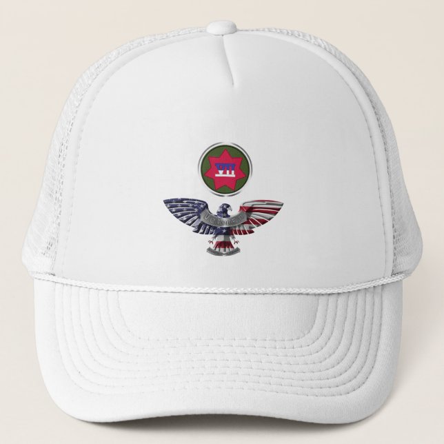 Casquette Aigle du 7e corps blindé (Devant)