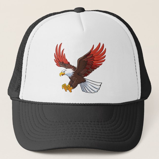 Casquette Aigle majestueux en vol (Devant)