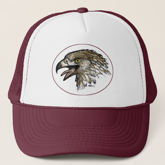 Casquette Aigle qui crie (Devant)