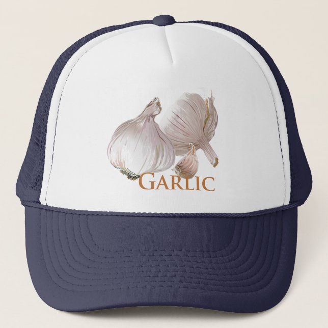 Casquette Ail et clou de girofle d'ail (Devant)
