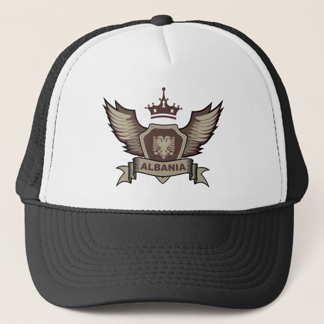 Casquette Ailes Albanie (Devant)