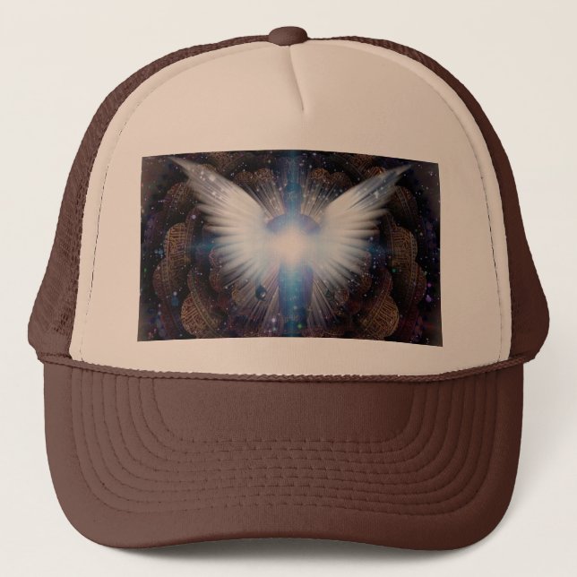 Casquette Ailes brillantes et aura (Devant)