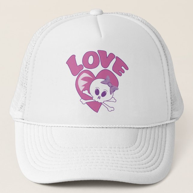 Casquette Aimer le crâne (Devant)