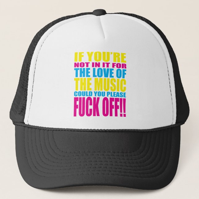 Casquette Aimez la musique (3Colour) (Devant)