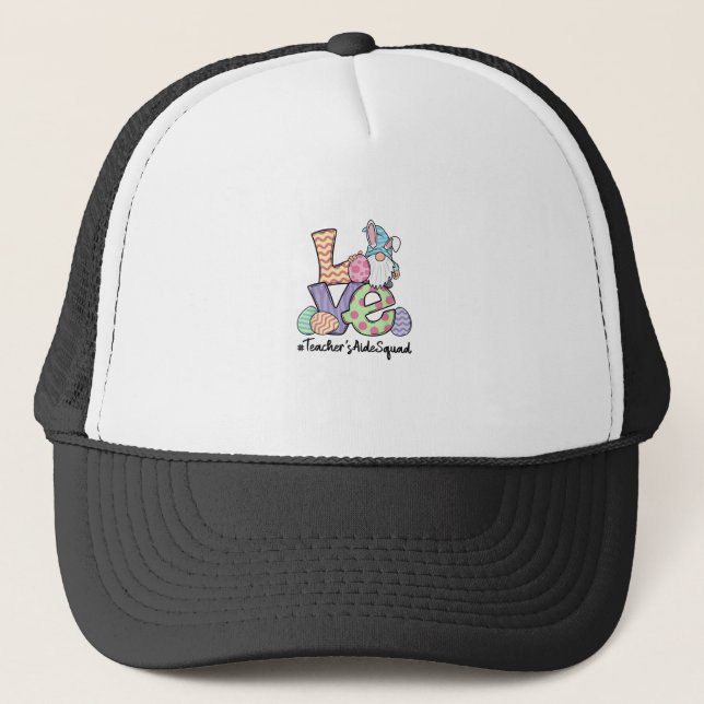 Casquette Aimez Pâques Assistante de l'enseignant Gnomes Ens (Devant)