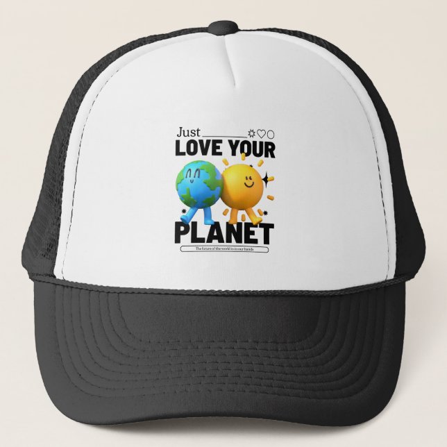 Casquette Aimez votre planète (Devant)